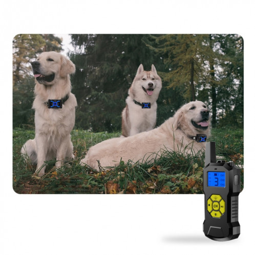 Collier de dressage de chien de choc étanche avec bouchon d'écorce de pulvérisation télécommandé de 800 m, spécification : récepteur SH21021851-06